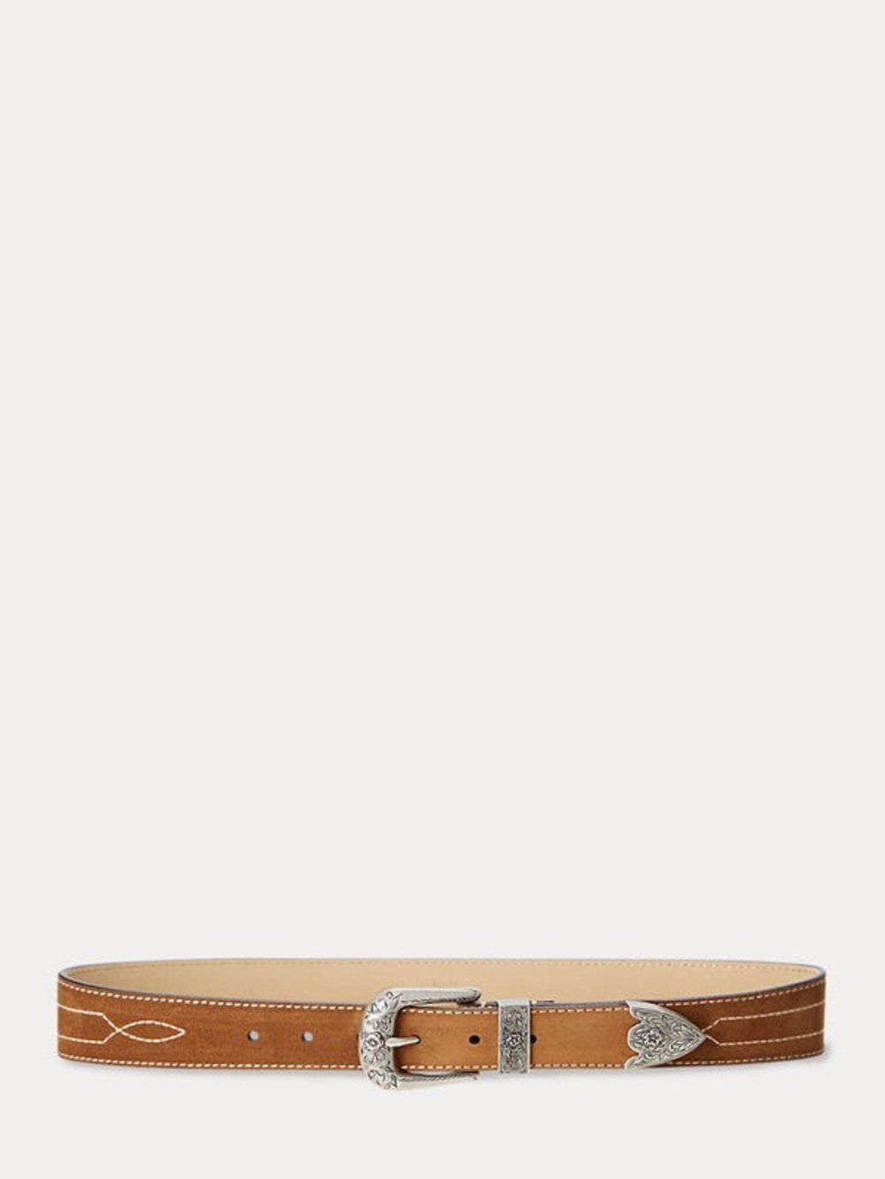 $498 NWT Polo Ralph Lauren Western Suede Belt size small